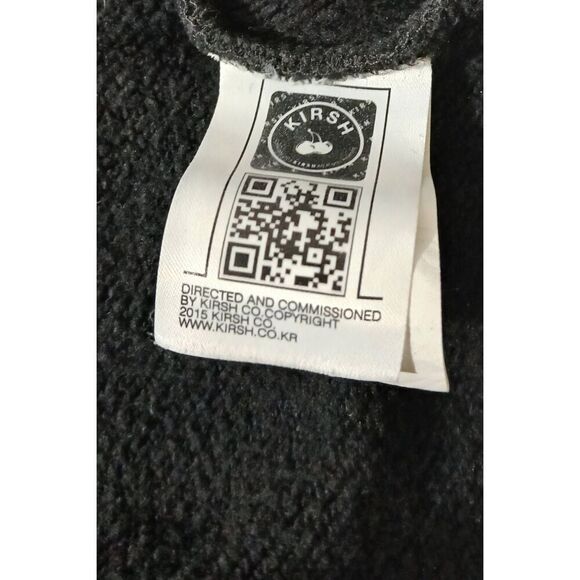 Black Cherry Embroidered Women's Sweater - Picture 5 of 6